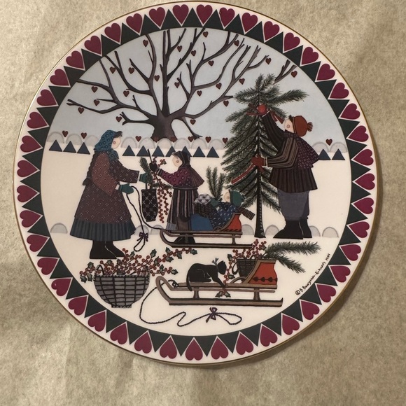 PFALTZGRAFF 5 seasons of the year plates, rare find discontinued - Picture 4 of 11